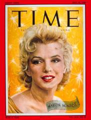 Marilyn Monroe on the cover of Time May 14, 1956