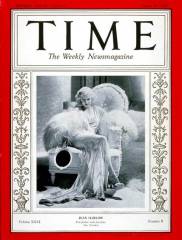 Jean Harlow on the cover of August 19, 1935 Time Magazine