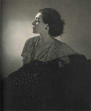 Nazimova photographed by Edward Steichen in October 1932 issue of Vanity Fair