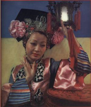 Anna May Wong photographed by Edward Steichen in March 1935 issue of Vanity Fair