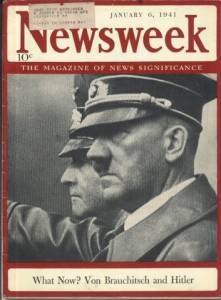 Adolf Hitler January 6 1941 Newsweek