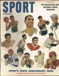 Sport Magazine September 1956 10th Anniversary