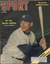 Sport Magazine October 1956 Mickey Mantle