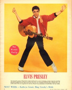 Elvis Presley 1958 pin up